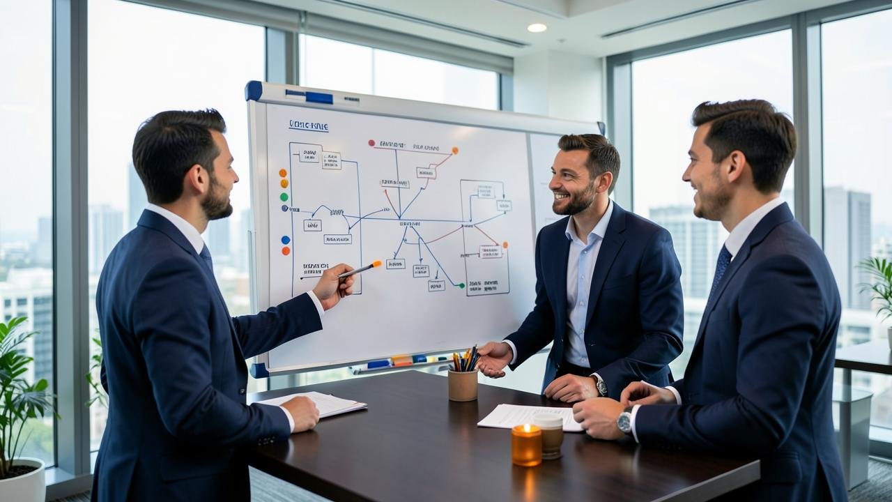 Rapid Neuron consultants working with the leadership team of a professional-services firm Rapid Neuron consultants working with the leadership team of a professional-services firm